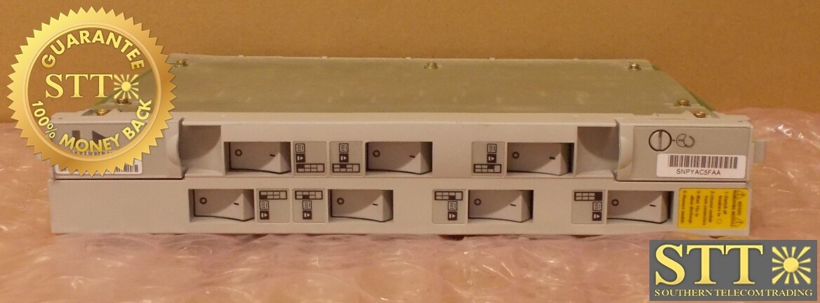 NTCA40BA NORTEL REV01 OC-192 BREAKER MODULE SNPYAC5FAA - USED - 90-DAY WARRANTY