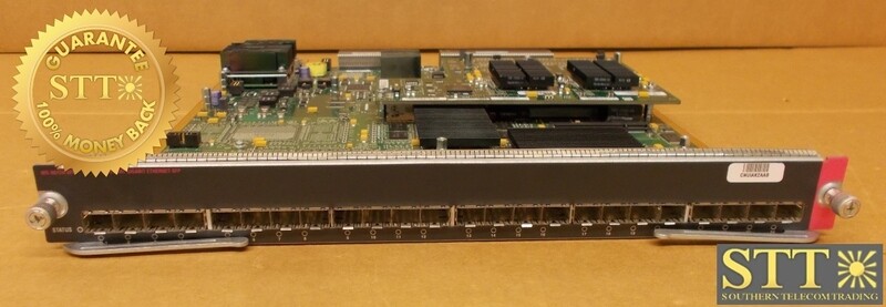 WS-X6724-SFP CISCO V06 24-PORT SFP-BASED GIG ETHERNET MOD 68-2185-01 CNUIAK2AAB - USED - 90-DAY WARRANTY