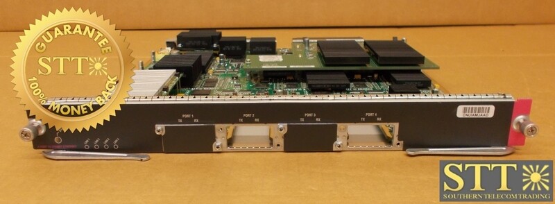 WS-X6704-10GE CISCO V04 CATALYST 6509 4-PT 10-GBE MODULE 68-3148-02 CNUIAMJAAD - USED - 90-DAY WARRANTY