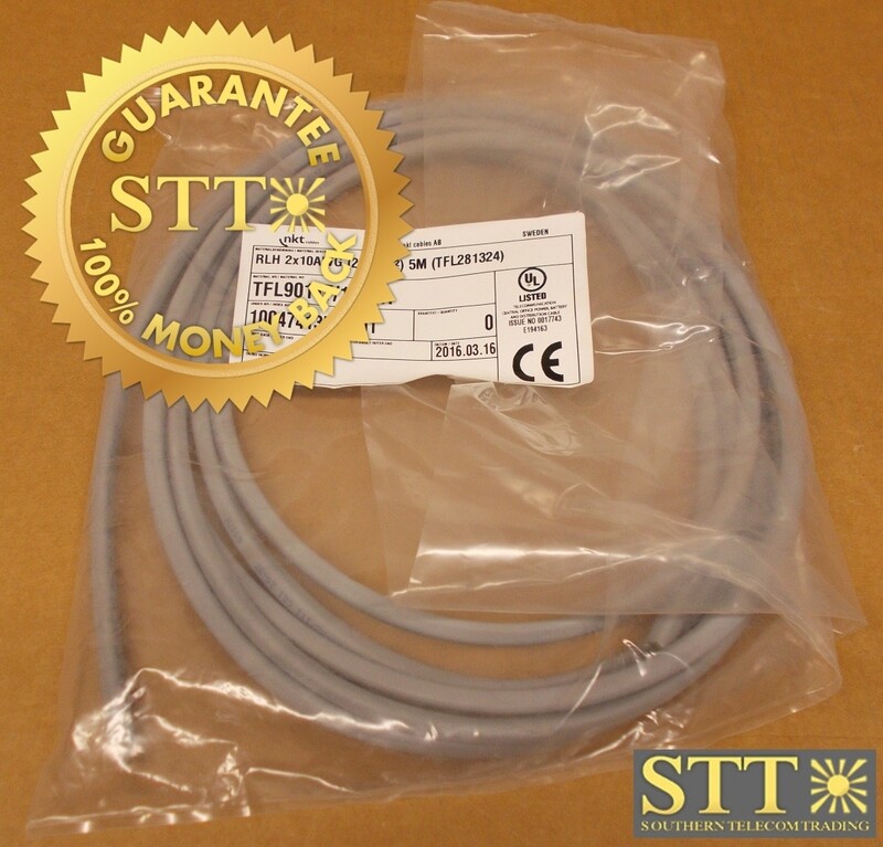 TFL90117/18 ERICSSON TFL281324 2X10AWG POWER CABLE 16FT - NEW - 90 - DAY WARRANTY