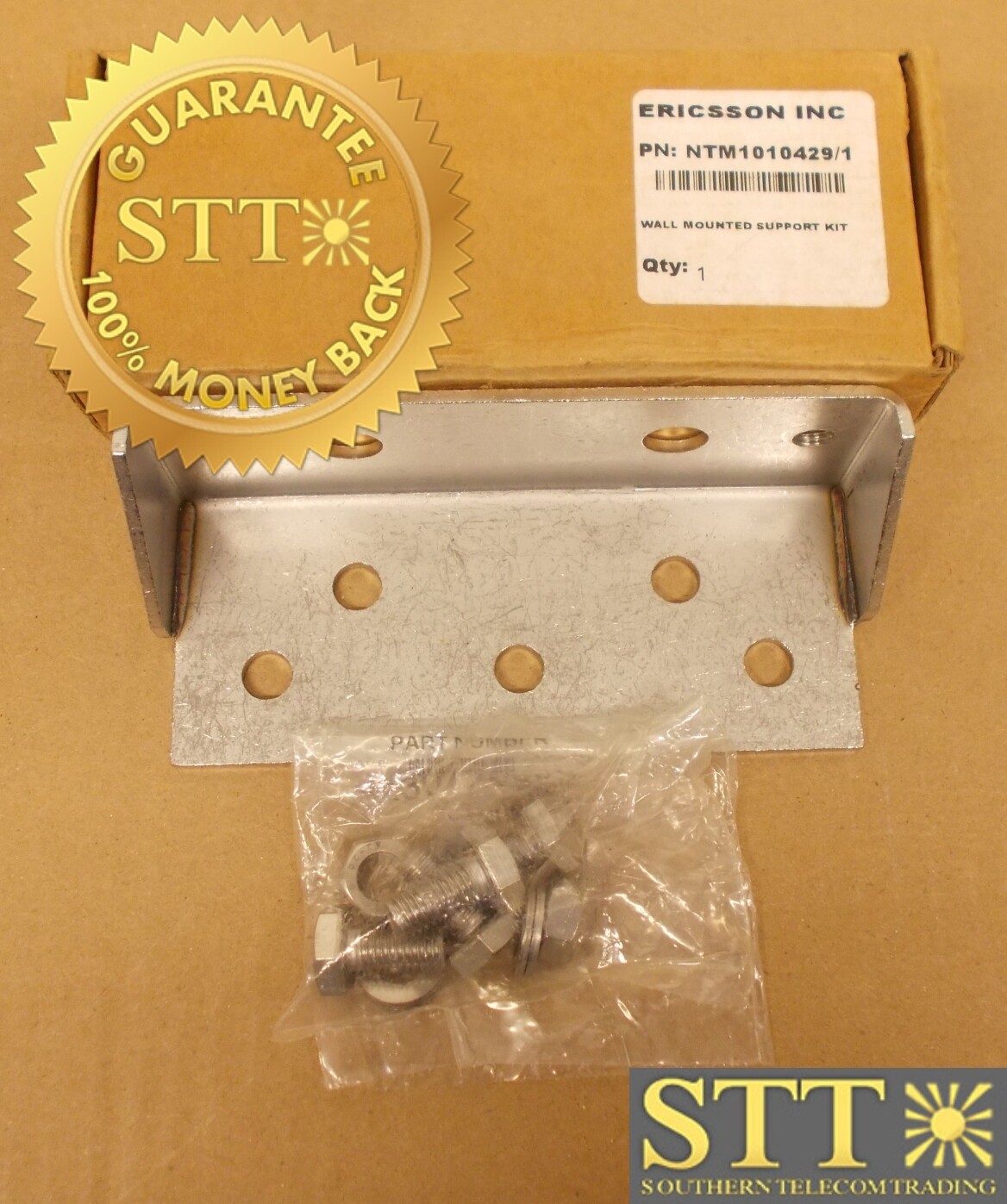 NTM1010429/1 ERICSSON WALL MOUNTED RRU BRACKET SUPPORT KIT - NEW - 90-DAY WARRANTY