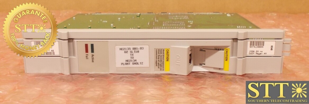 NT8E13FL NORTEL REV 02 FDN2400 WDM TRANSMITTER OC48 SNT4LD0BAA - USED - 90-DAY WARRANTY