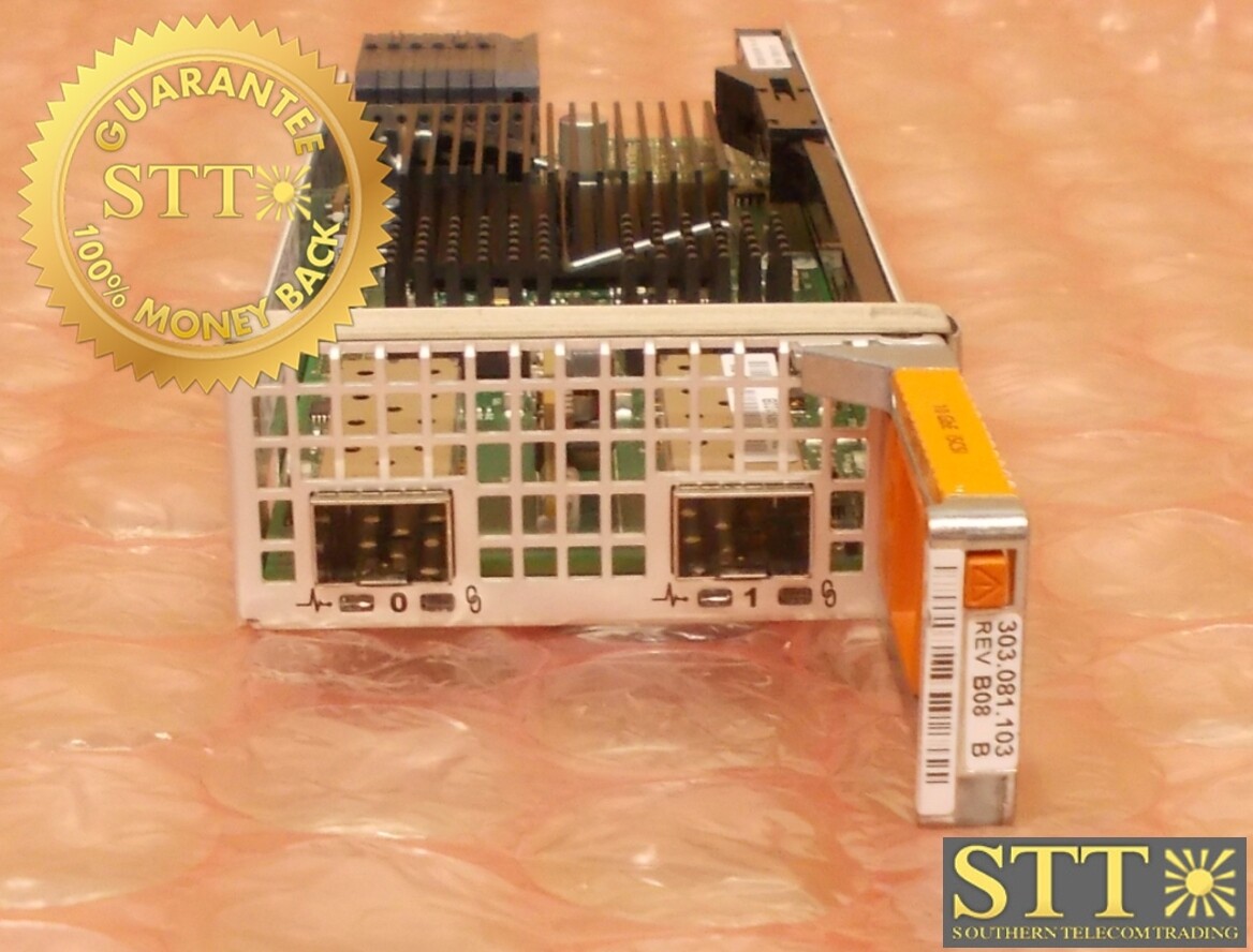 303-081-103 EMC 2 PORT 10GB ISCSI OPTICAL I/O MODULE - USED - 90-DAY WARRANTY