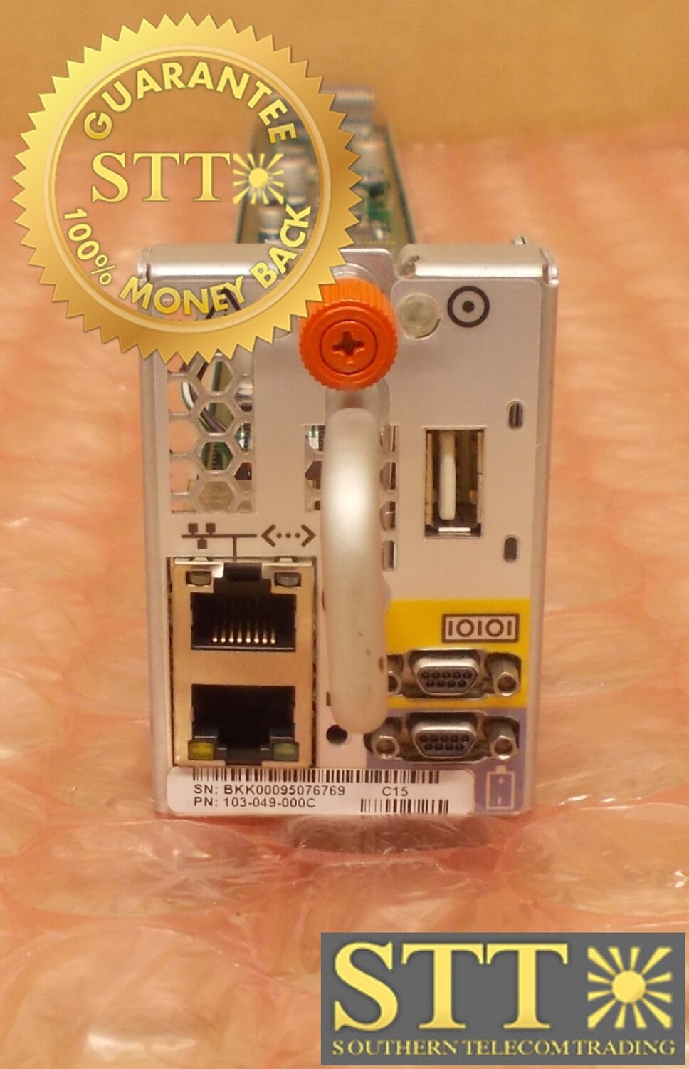 103-049-000C EMC SAN MANAGEMENT MODULE WITH LATCH HANDLE FOR CX4-960 - USED - 90-DAY WARRANTY