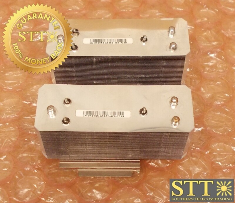 0X1955 DELL POWEREDGE 2850 HEATSINK (LOT OF 2) - USED - 90-DAY WARRANTY