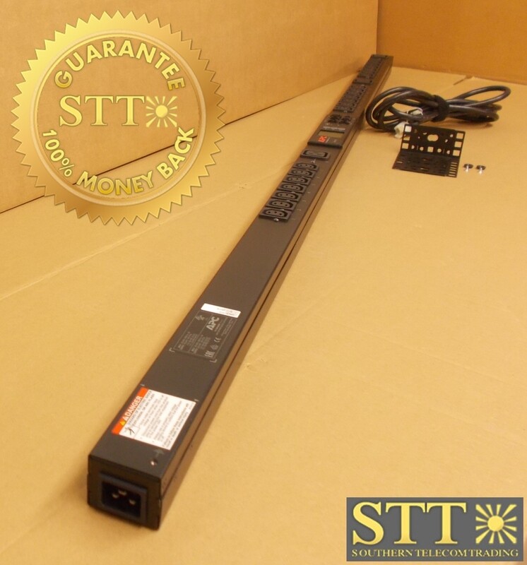 AP8959NA3 APC BY SCHNEIDER SWITCHED RACK PDU 20A WITH MOUNTS / HARDWARE  AND POWER CORD - USED - 90 DAY WARRANTY