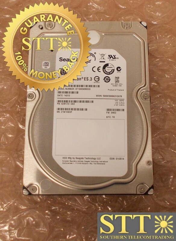 ST1000NM0033 SEAGATE CONSTELLATION ES.3 1TB 7.2K RPM 6G/S 128MB SATA 3.5&quot; HARD DISK DRIVE- USED  - 90- DAY WARRANTY