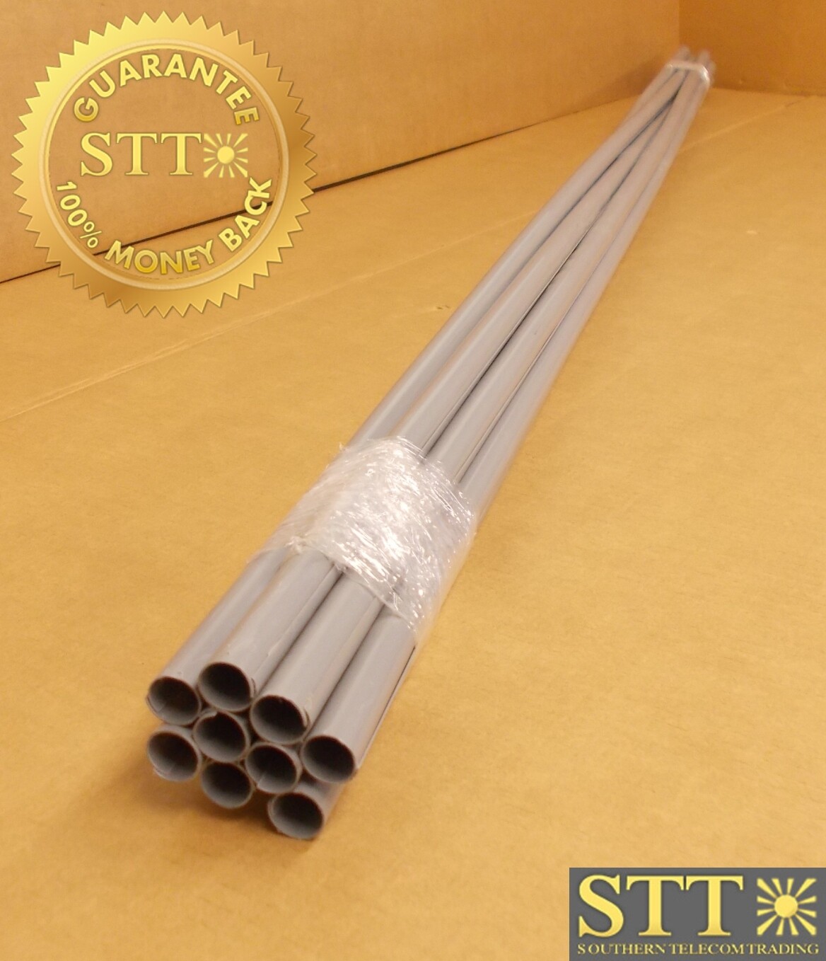 SPT6272 CENTRAL STEEL 5/8X72 SPLIT TUBE THREADED ROD PROTECTION ( LOT OF 9 ) - NEW - 90 - DAY WARRANTY