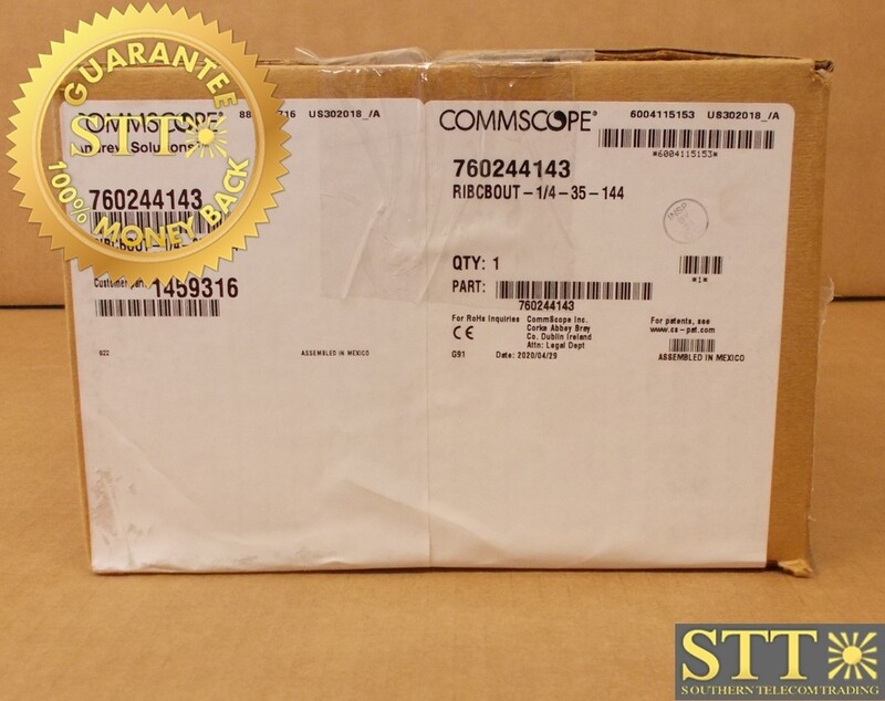 760244143 COMMSCOPE RIBCBOUT-1/4-35-144 SINGLE KIT FOR USE IN NG4  - NEW - 90 - DAY WARRANTY