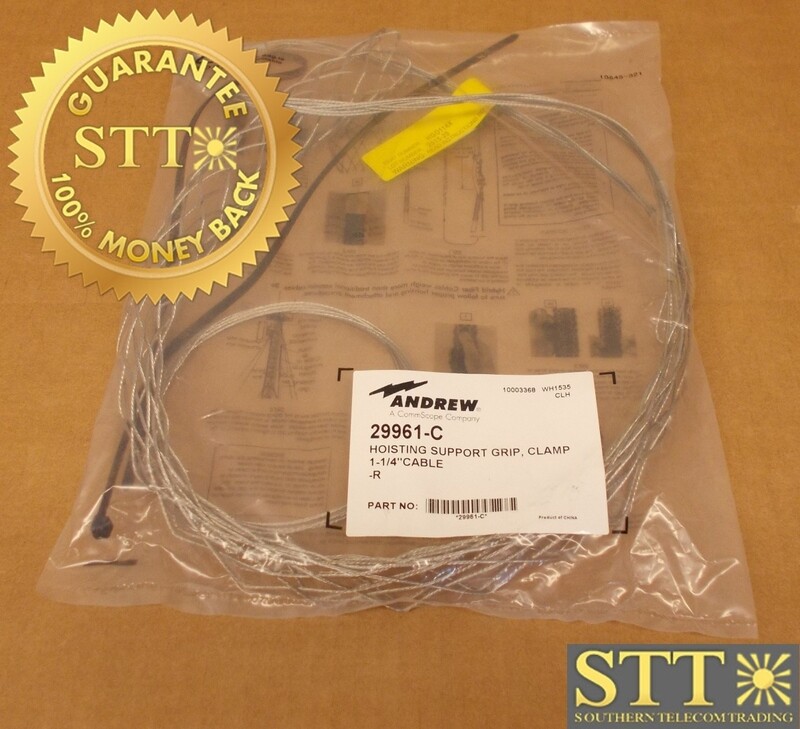 29961-C COMMSCOPE LACE-UP HOISTING GRIP WITH TIE WRAPS FOR HELIAX CABLES - NEW - 90 - DAY WARRANTY