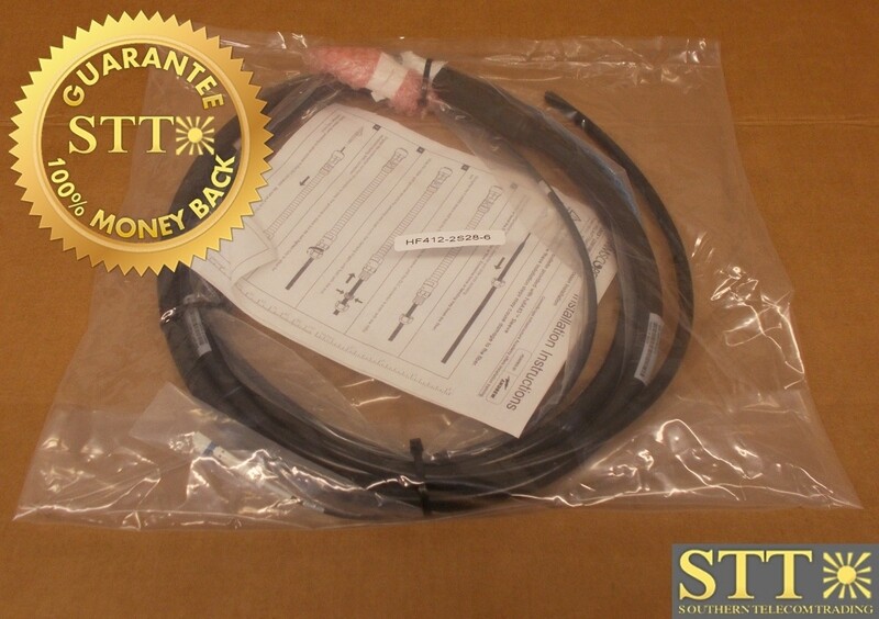HFT412-2S28-6 COMMSCOPE HELIAX HYBRID CABLE ASSEMBLY 2-OVP TO RRU 4 POWER 12AWG 2FBR 6FT - NEW - 90 - DAY WARRANTY