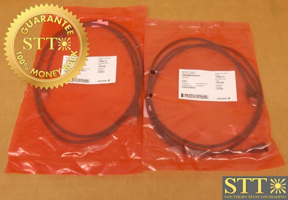 RPM77701/02000 ERICSSON SIGNAL CABLE 6FT (LOT OF 2) - NEW - 90-DAY WARRANTY
