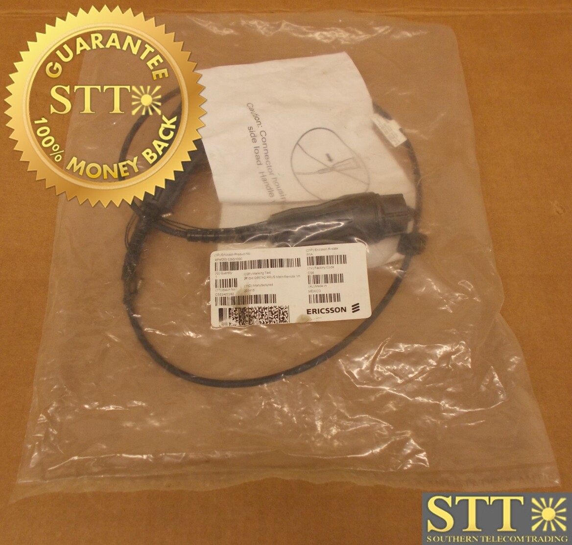 RPM2530292/1000 R1A ERICSSON 2F SM G657A2 RRUS MAIN-REMOTE CABLE 3FT - NEW - 90 - DAY WARRANTY