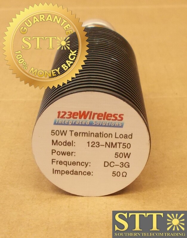 123-NMT50 123EWIRELESS N MALE 50 WATT RF LOAD TERMINATOR - NEW - 90 - DAY WARRANTY