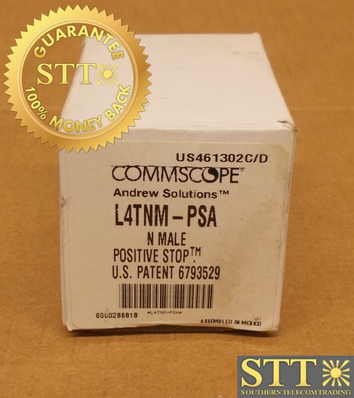 L4TNM-PSA ANDREW TYPE N MALE POSITIVE STOP FOR 1/2&quot; AL4RPV-50 LDF4-50A - NEW - 90-DAY WARRANTY