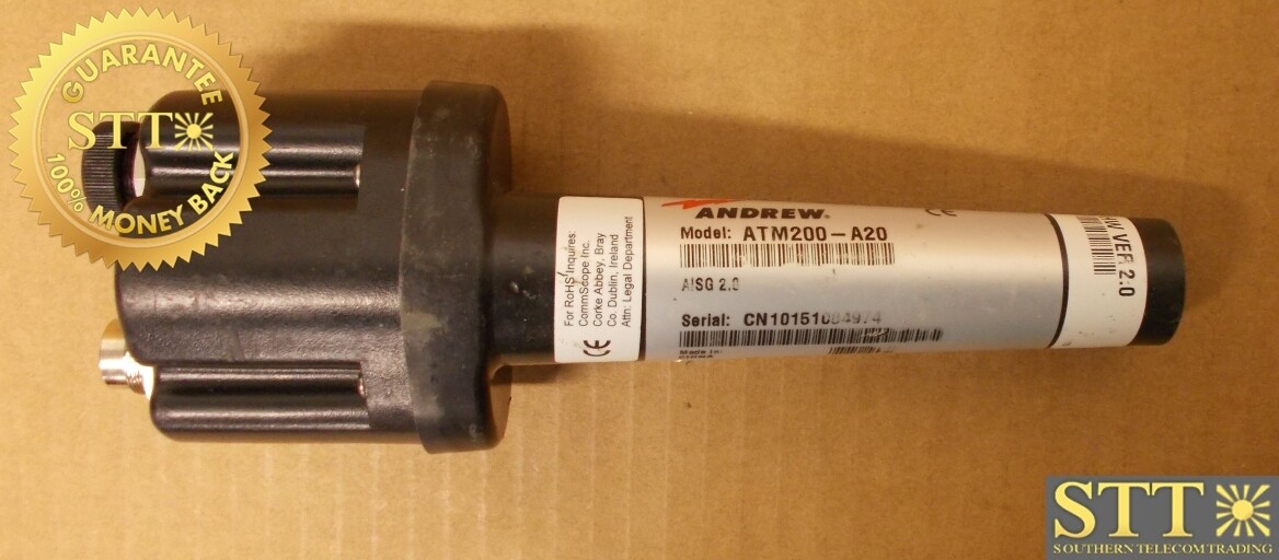ATM200-A20 ANDREW ACTUATOR, AISG 2.0 DEFAULT PROTOCOL
- USED - 90 - DAY WARRANTY