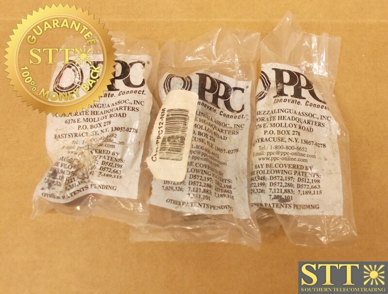 CC-NM-L4 PPC WIRELESS N MALE STRAIGHT PLUG FOR ANDREW LD4F-50 CABLE ( LOT OF 3 ) - NEW - 90-DAY WARRANTY