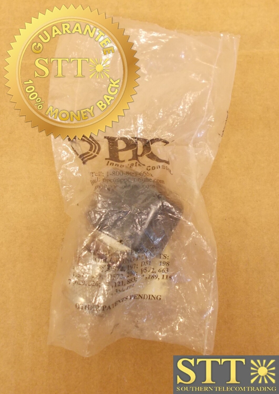 CC-DM-SCF12 PPC DIN MALE INTERFACE FOR SCF12 CABLE 50 OHM CONNECTOR - NEW - 90-DAY WARRANTY