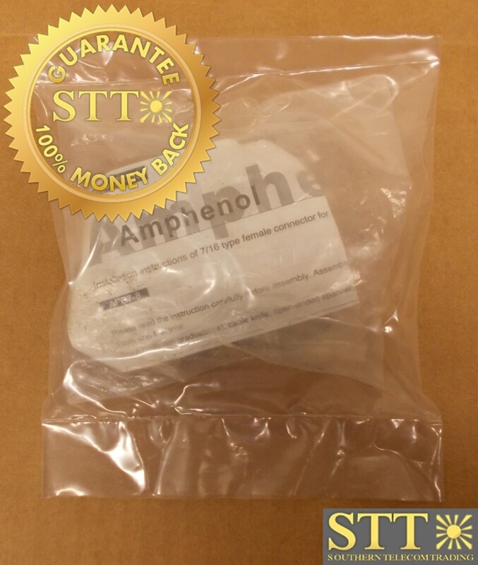 AFB7-8 AMPHENOL 7/16 DIN FEMALE FOR 1/2” COAXIAL CABLE 
 - NEW - 90 - DAY WARRANTY