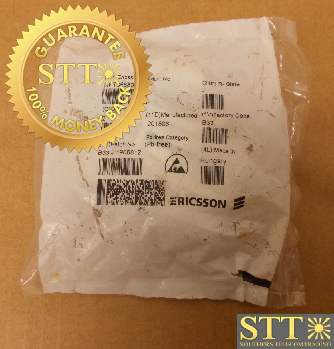 RPT368800/3 ERICSSON N CONNECTORS FOR LMR 400 CABLE 2 PACK - NEW - 90 - DAY WARRANTY