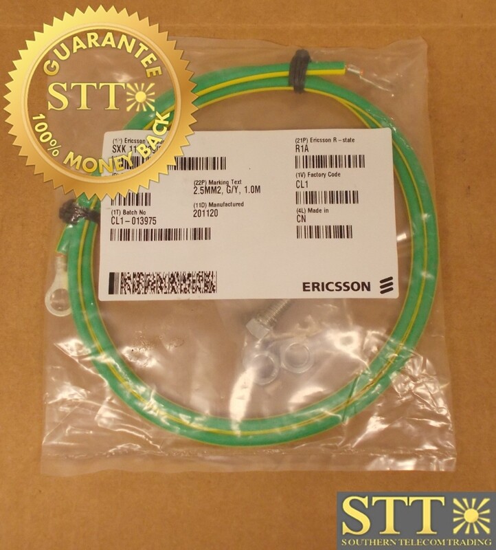 SXK111699/3 ERICSSON R1A 2.5MM2 G/Y MILI-LINK 3FT SXK 111 699/3 - NEW - 90-DAY WARRANTY