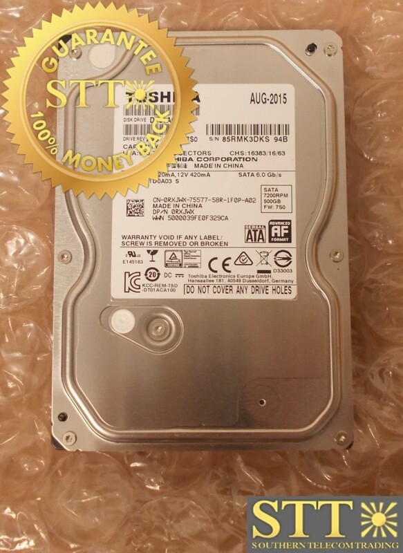 DT01ACA050 TOSHIBA HDKPC01D0A03 S 500GB SATA 7.2KRPM 6G/S 3.5&quot; HARD DISK DRIVE - USED - 90 - DAY WARRANTY