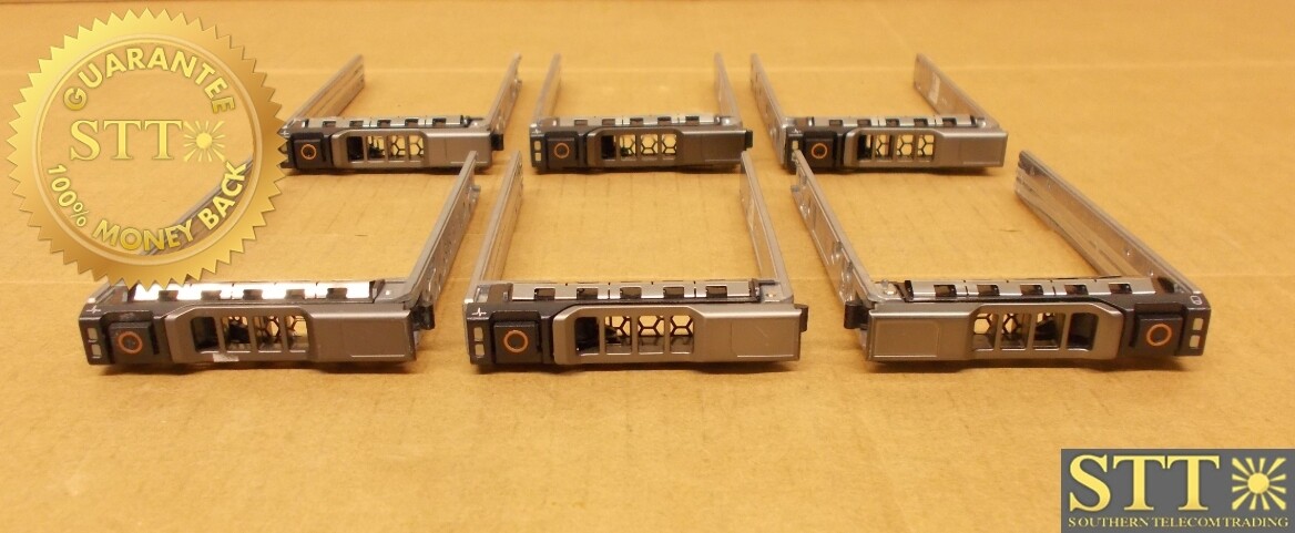 0G176J DELL 2.5&quot; SAS-SATA HOT SWAP CADDY-TRAY ( LOT OF 6 ) - USED - 90 - DAY WARRANTY