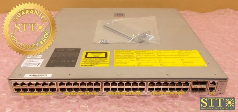 WS-C4948E-F CISCO CATALYST 4948E-F 48-PORT ETH SWITCH 800-35993-03 CMMEN00BRA USED - 90 DAY WARRANTY