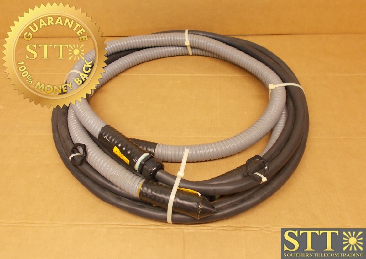HUBER+SUHNER FIBER /POWER HYBRID CABLE 4/C #6 THHN/THWN + 3PR #18 + 4PR FIBER LC/LC SM - NEW - 90 - DAY WARRANTY