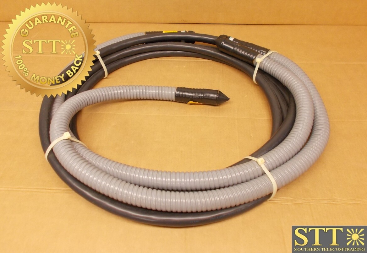 HUBER+SUHNER FIBER /POWER HYBRID CABLE 4/C #6 THHN/THWN + 5PR #18 + 4PR FIBER LC/LC SM - NEW - 90 - DAY WARRANTY