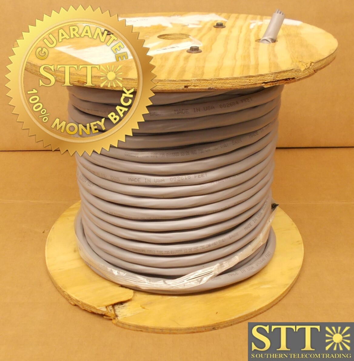 735A12 COMMSCOPE CABLE DS3/DS4 12C26 SHIELDED 130FT 
- NEW - 90 - DAY WARRANTY