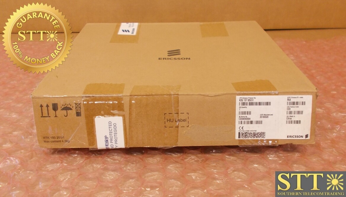 KDU137925/31 ERICSSON R5A BASEBAND 5216 - NEW - 90 - DAY WARRANTY