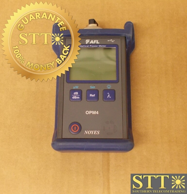 OPM4-2D AFL NOYES OPTICAL POWER METER OPM4-52-0001PR WITH RUBBER CASE S/N SC05RB050 - NEW - 90 - DAY WARRANTY