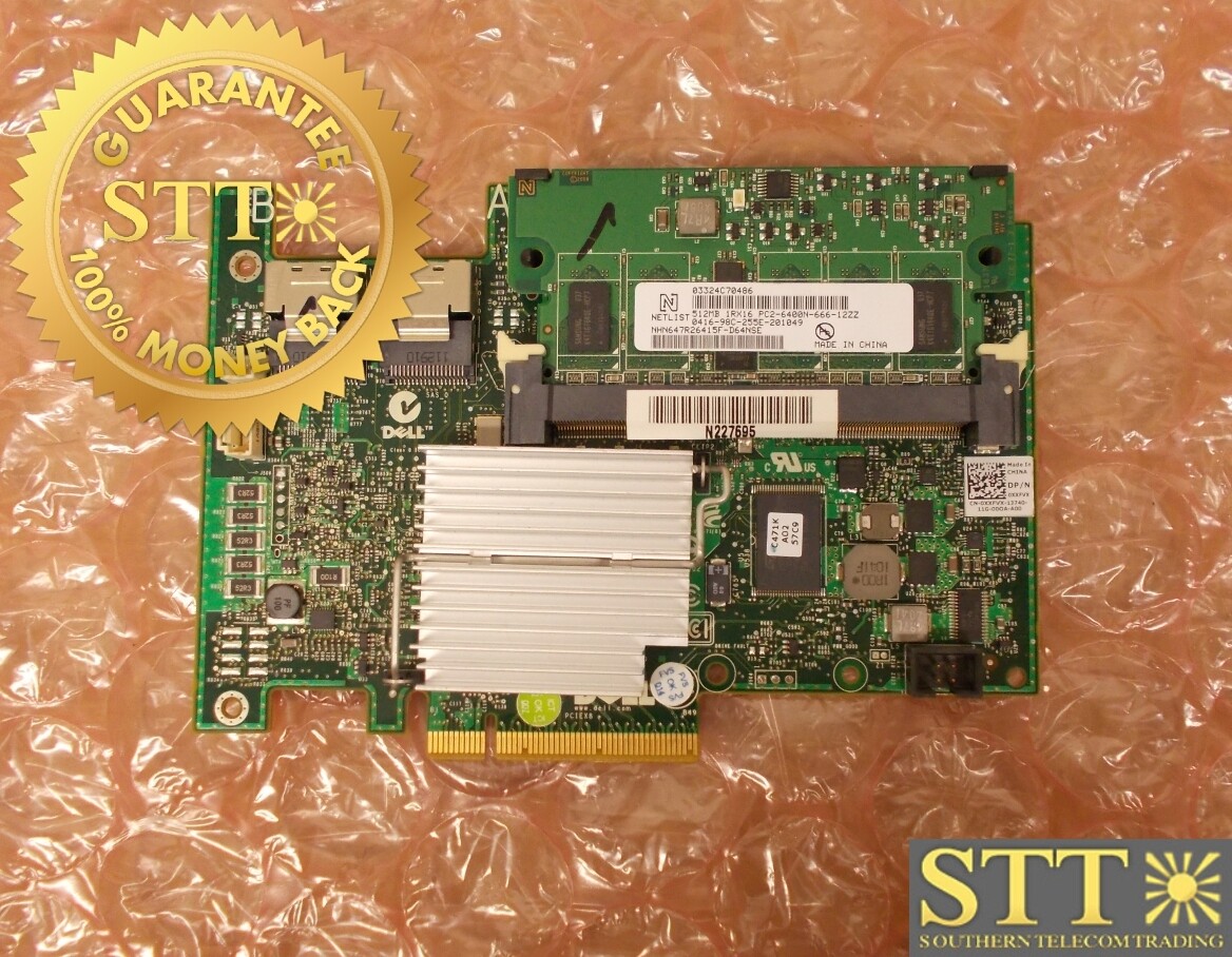 0XXFVX DELL PERC H700 6GBPS SAS RAID CONTROLLER CARD - USED - 90 - DAY WARRANTY