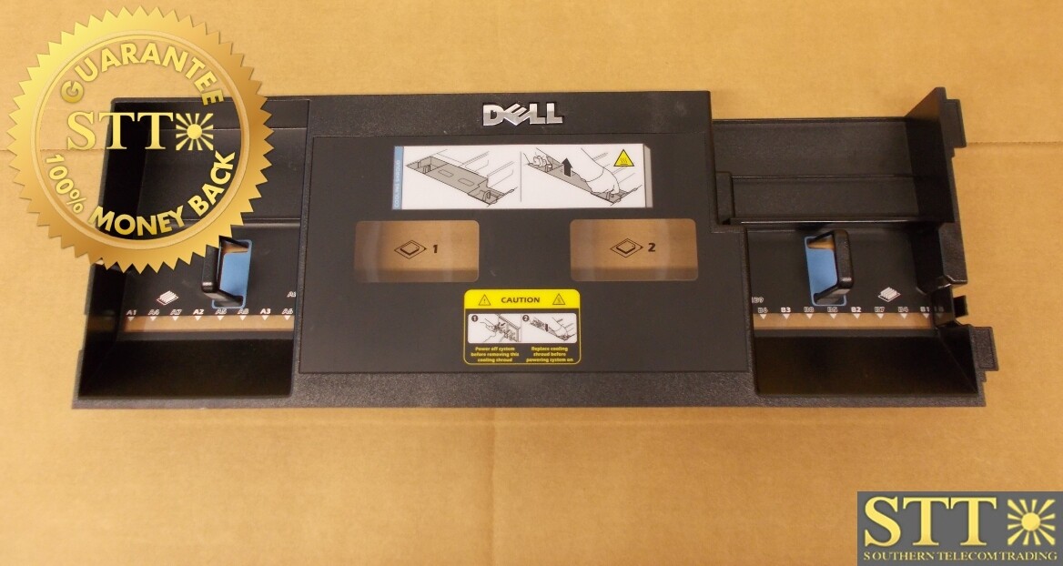 DP899 DELL POWEREDGE R710 MEMORY COOLING SHROUD 17-1 25-1 - USED - 90 - DAY WARRANTY