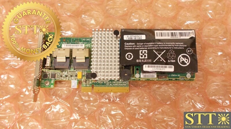 500605B LSI RAID CONTROLLER CARD L3-25121-62A - USED - 90 - DAY WARRANTY