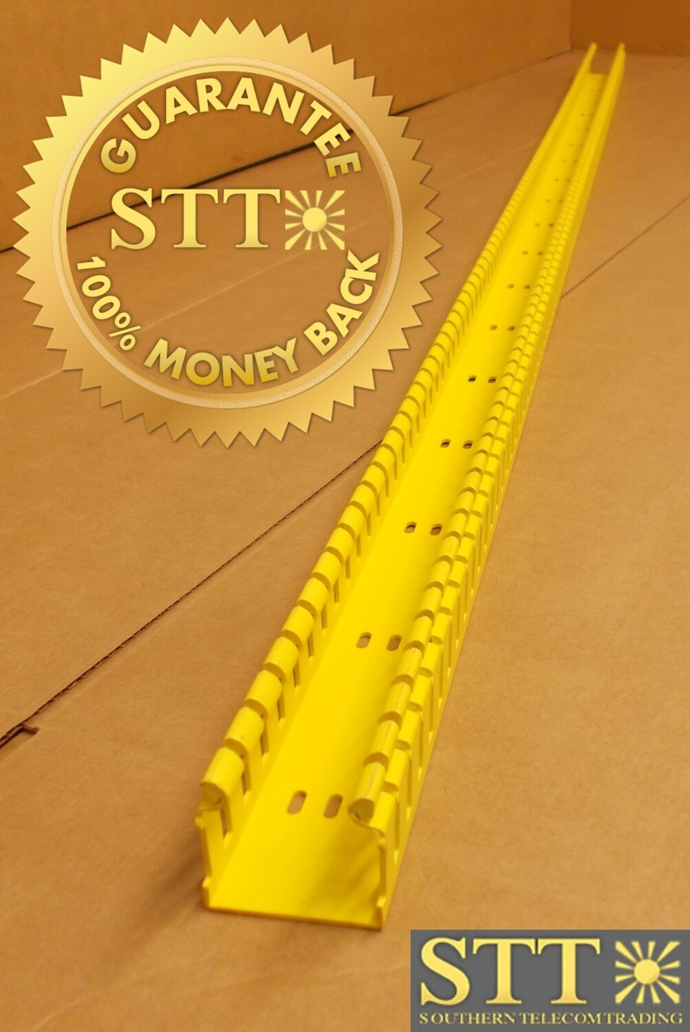 H2X2YL6 PANDUIT 2X2 SLOTTED FIBERRUNNER CHANNEL - NEW - 90 - DAY WARRANTY