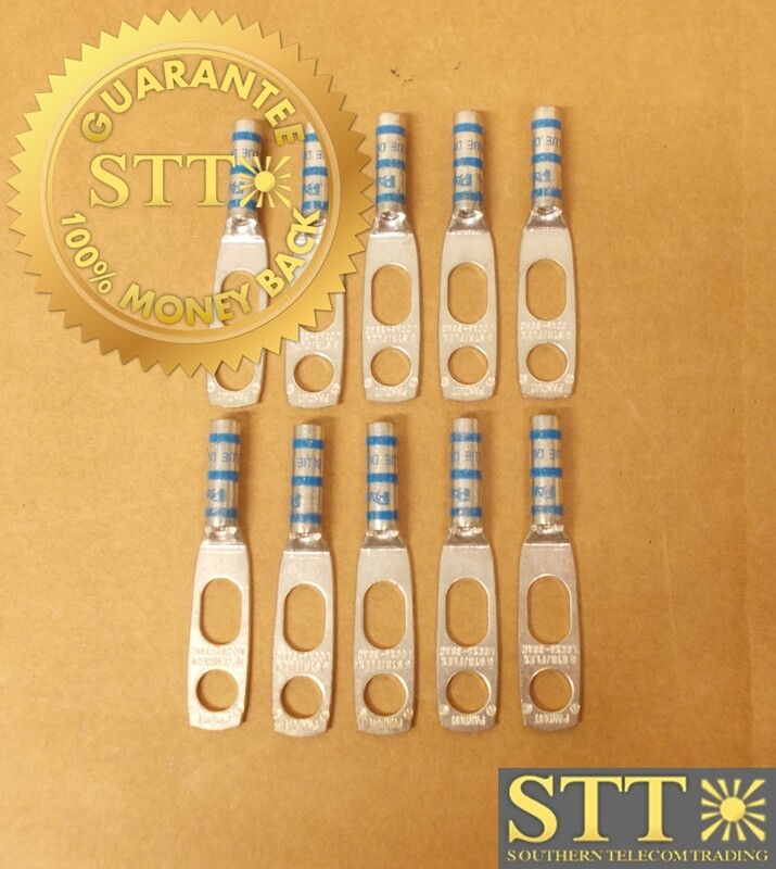 LCCX6-38AC PANDUIT 3/8&quot; HOLE VAR SPACING .63&quot;/.88&quot; LONG BARREL BLUE DIE (LOT OF 10) - NEW - 90 - DAY WARRANTY
