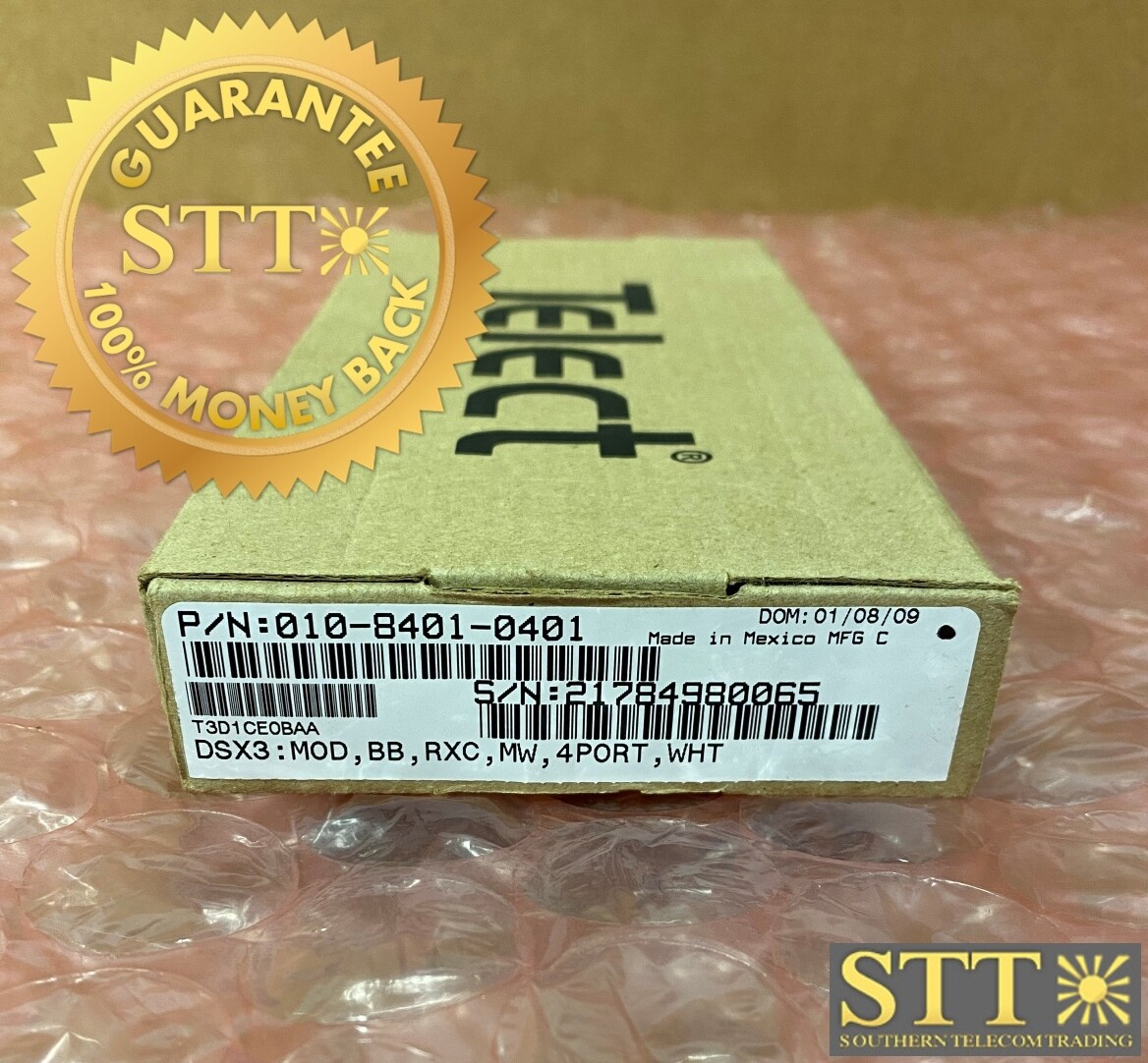 010-8401-0401 TELECT DSX-3 4 PORT MODULE T3D1CE0BAA - NEW OPEN BOX - 90 DAY WARRANTY