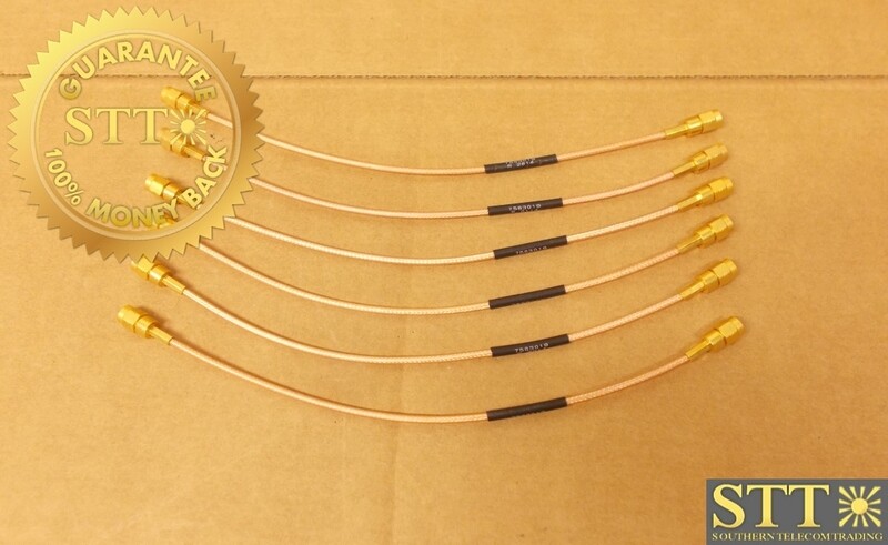 7583019 COMMSCOPE WIRELESS RF JUMPER CABLE SMA MALE TO SMA MALE 10&quot; (LOT OF 6)  - NEW - 90 - DAY WARRANTY