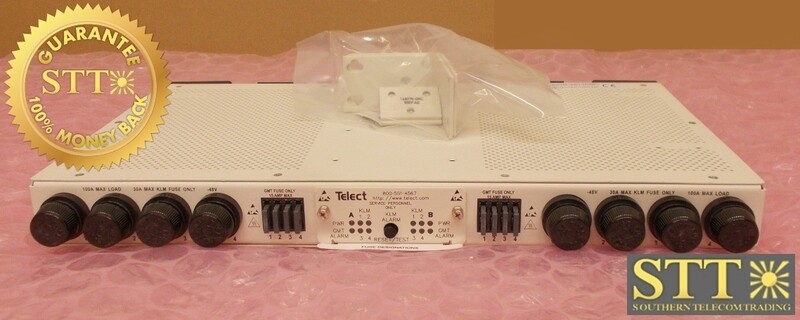 009-8004-0104 TELECT FUSE PANEL 100A DUAL FEED 4/4 KTK/GMT ±24V/-48V WITH 19/23&quot; MOUNTS XCWYACHDAA - REFURBISHED - 90 - DAY WARRANTY