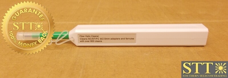 FOC-PEN-2 TXM ONE-PUSH PEN FIBER OPTIC CLEANER 2.5MM FOR FC ST SC CONN - NEW - 90 - DAY WARRANTY