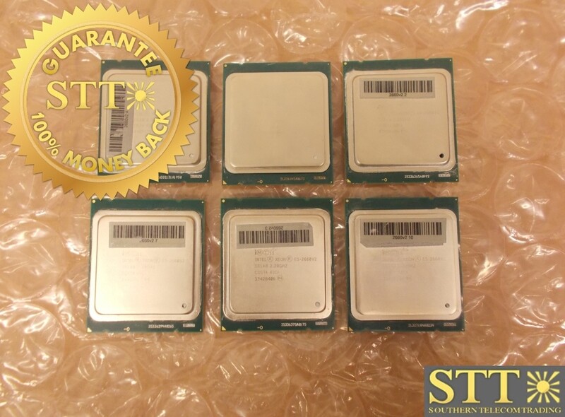 E5-2660V2 INTEL XEON SR1AB 2.20GHZ PROCESSOR ( LOT OF 6 ) - USED - 90 - DAY WARRANTY