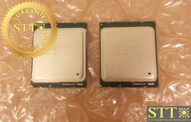 E5-2660 INTEL XEON SR0KK 2.20GHZ PROCESSOR ( LOT OF 2 ) - USED - 90 - DAY WARRANTY