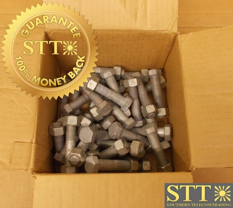 HEXCAP-3-5/8-11-G1-GALV HEX CAP BOLT 3 INCH 5/8-11 THREAD GRADE 307A GALVANIZED ( LOT OF 34 ) - NEW - 90 - DAY WARRANTY