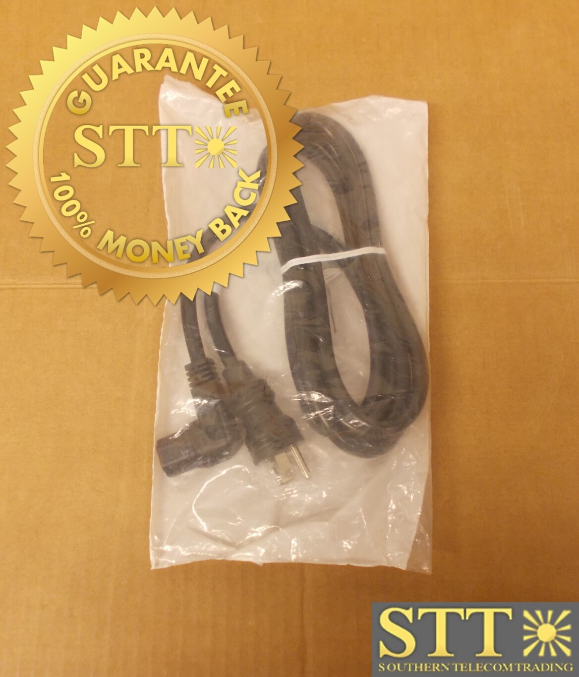 37-0660-01 CISCO POWER CORD AC 125V 15A ANGLED 8FT - NEW - 90 - DAY WARRANTY