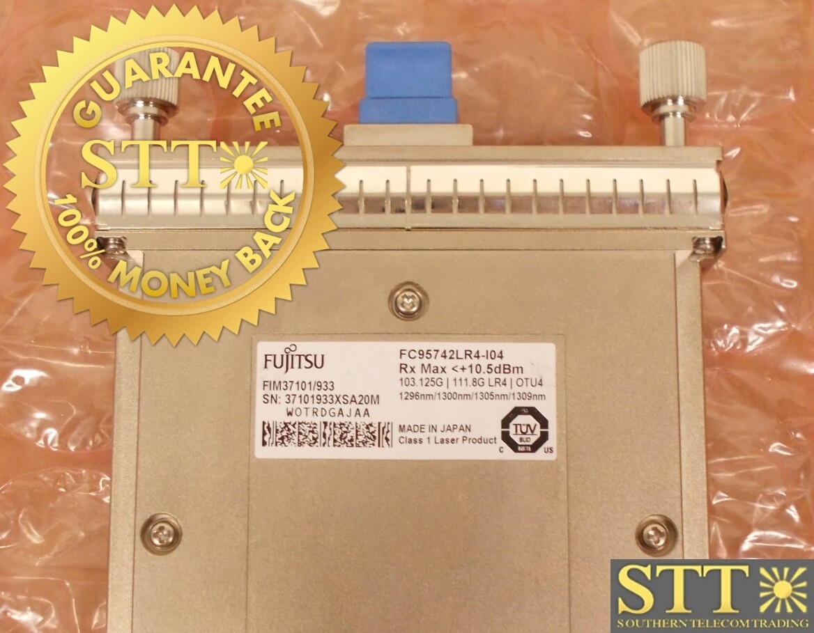 FC95742LR4 FUJITSU I04 FW9500 CFP TRANSCEIVER WOTRDGAJAA - USED - 90 - DAY WARRANTY