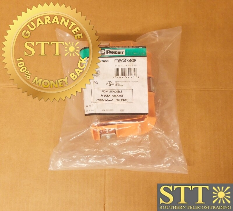FRBC4X4OR 4X4 PANDUIT QUICK LOCK COUPLER OR - NEW - 90 - DAY WARRANTY