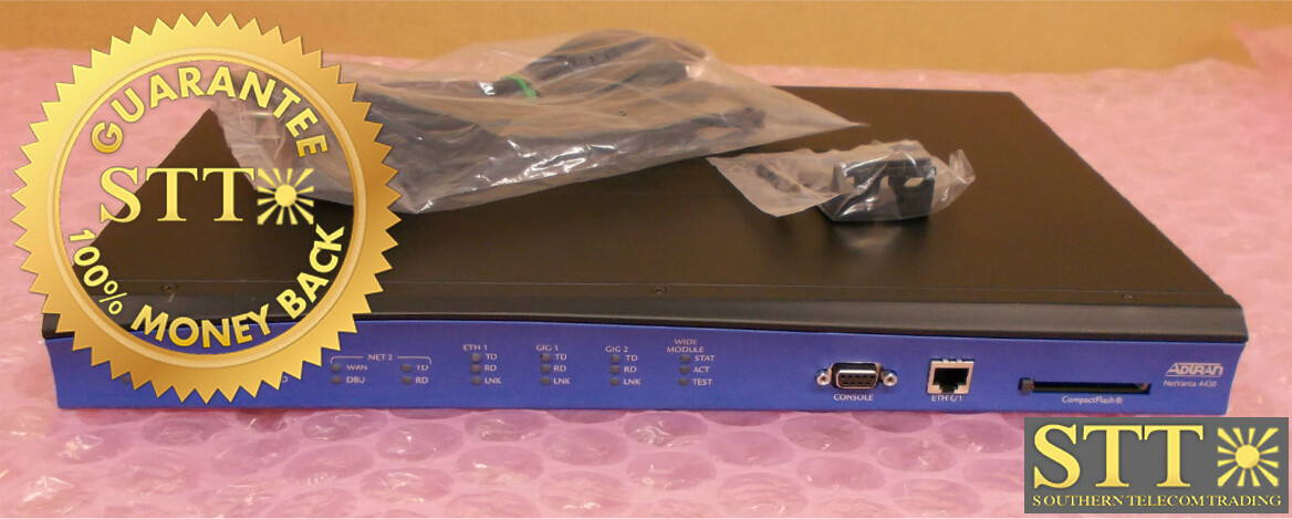 1700630E1 ADTRAN NETVANTA 4430 ACCESS ROUTER - USED - 90 - DAY WARRANTY