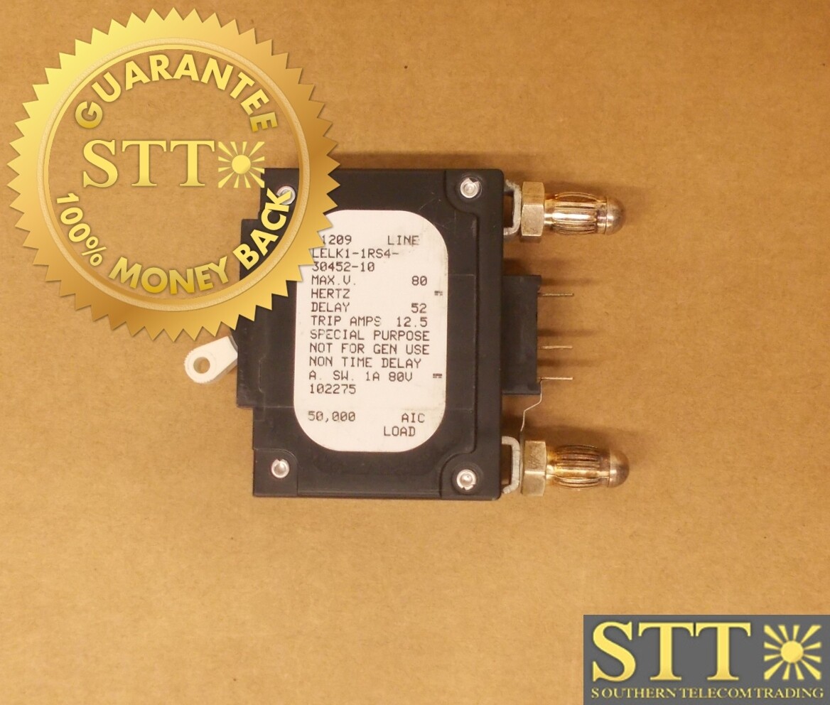 LELK1-1RS4-30452-10 AIRPAX 10 AMP BULLET CIRCUIT BREAKER REFURBISHED - 90 DAY WARRANTY